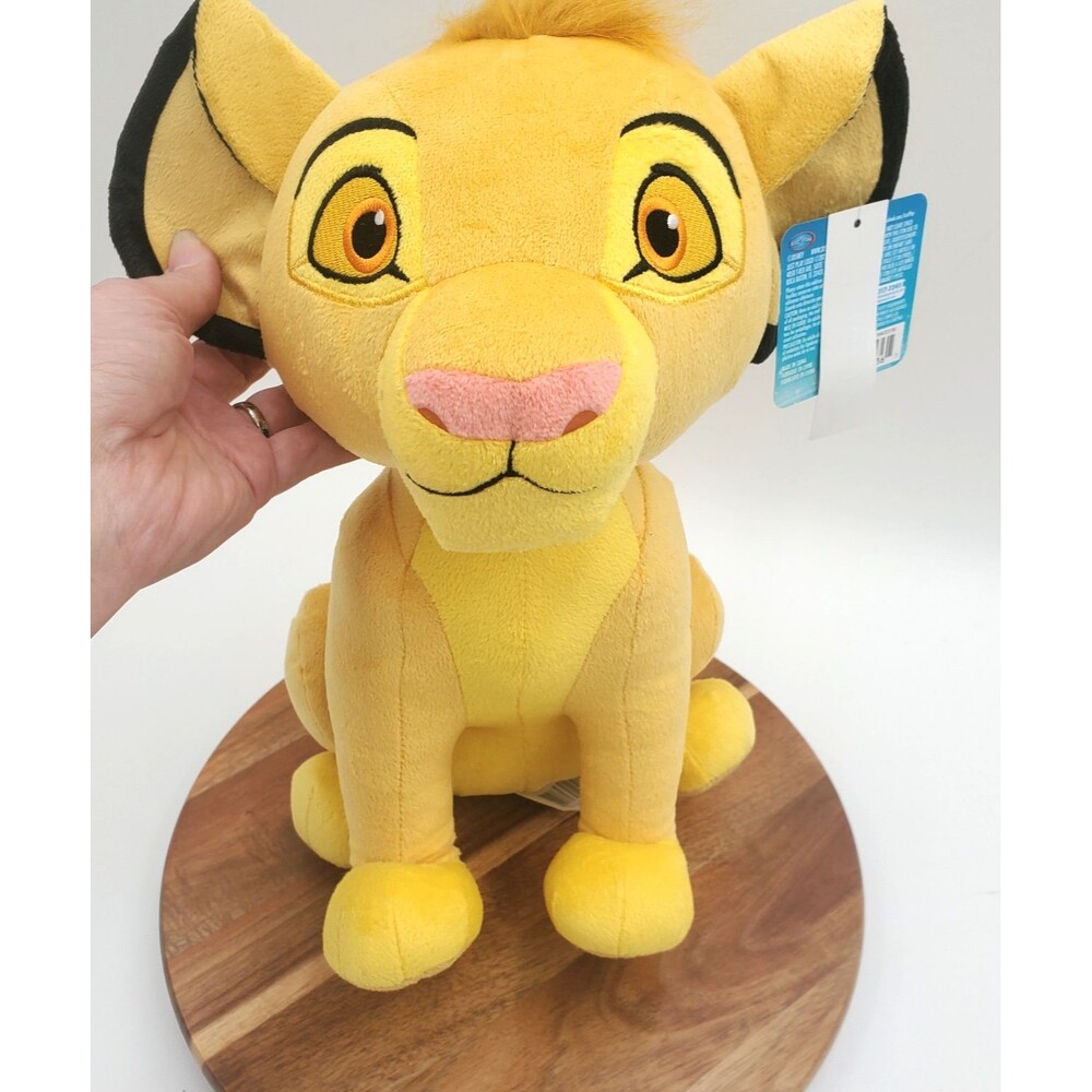Disney Store Authentic The Lion King Simba Cub 12" Soft Plush Stuffed Animal NWT
